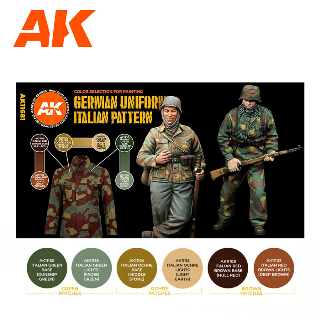 AK Interactive: 3G WWII German & Italian Camouflage Set - product image 2