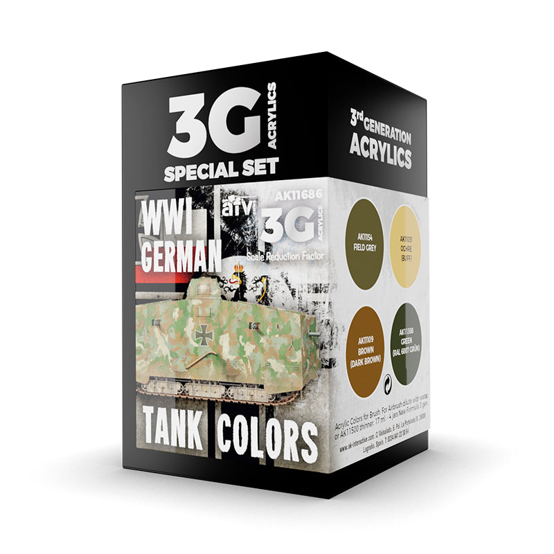 AK Interactive: 3G WWI German Tank Colors