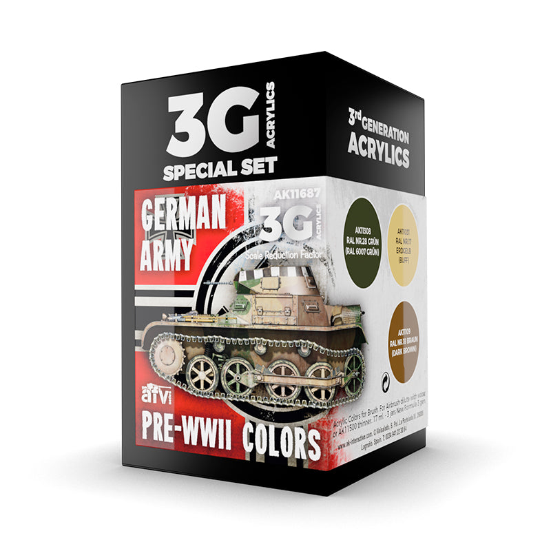 AK Interactive: 3G German Army Pre-WWII Colors