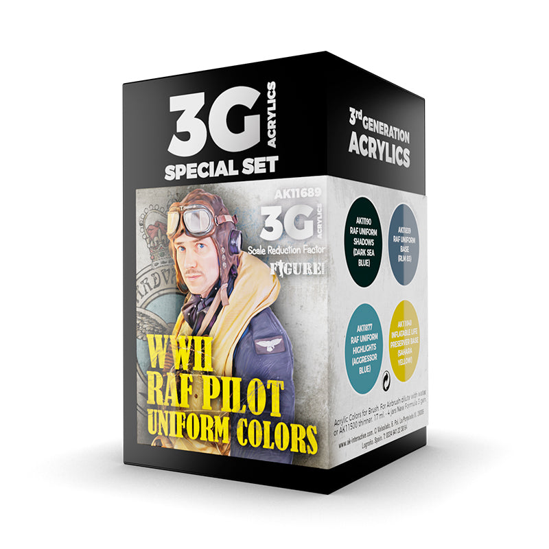 AK Interactive: 3G Air - WWII RAF UNIFORM COLORS