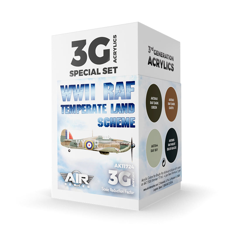 AK Interactive: 3G Air - WWII RAF Temperate Land Scheme SET