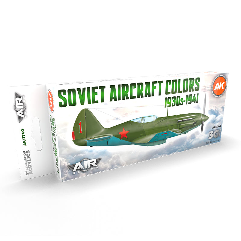 AK Interactive: 3G Air - Soviet Aircraft Colors 1930s-1941 SET