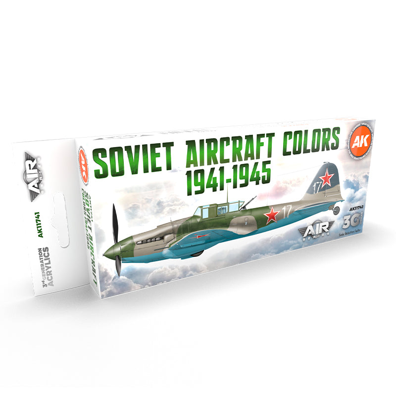 AK Interactive: 3G Air - Soviet Aircraft Colors 1941-1945 SET