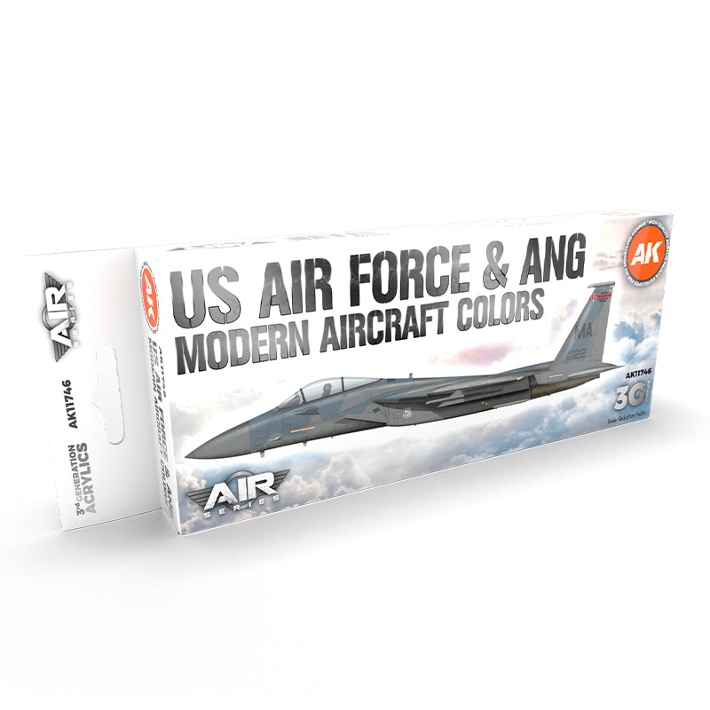 AK Interactive: 3G Air - US Air Force & ANG Modern Aircraft Colors SET