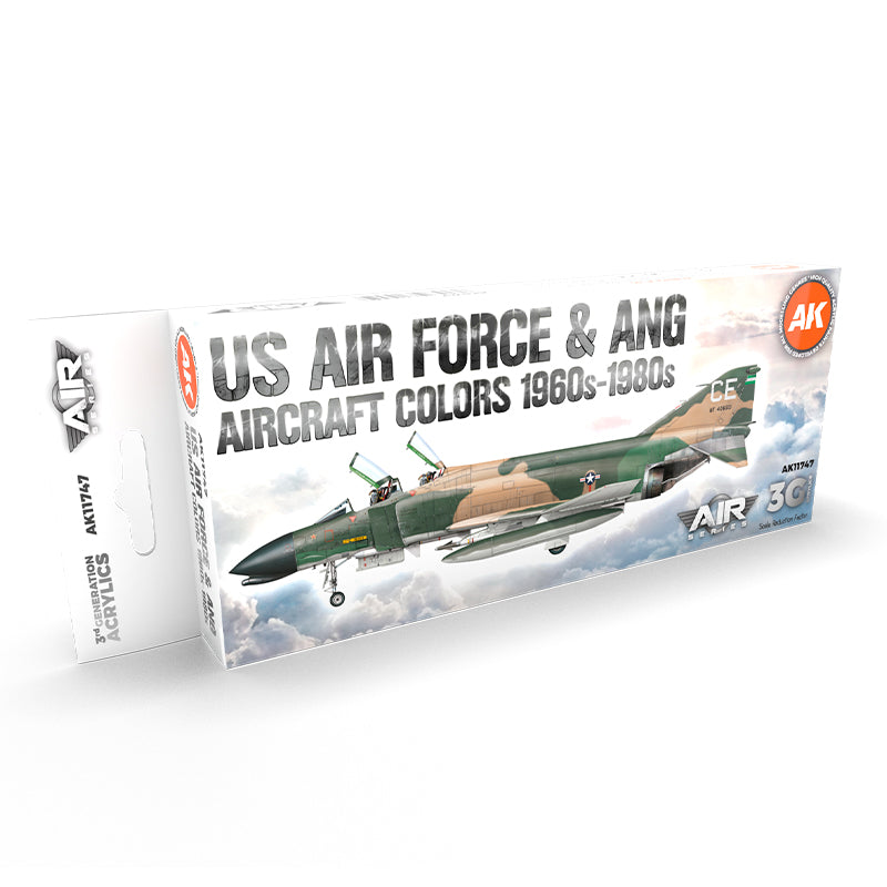 AK Interactive: 3G Air - US Air Force & ANG Aircraft 1960s-1980s SET