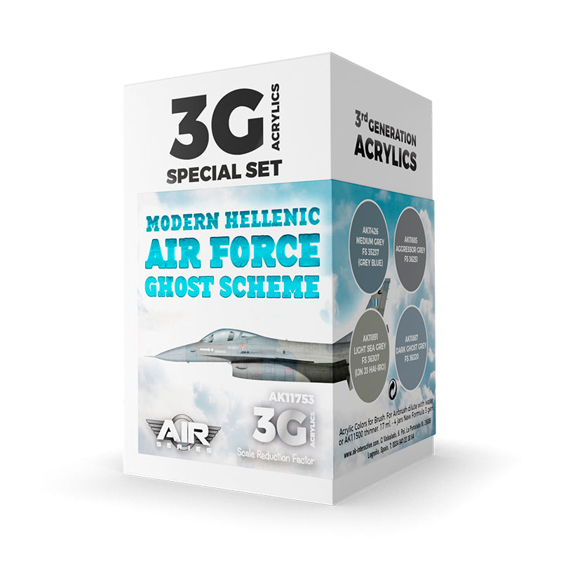 AK Interactive: 3G Air - Modern Hellenic Air Force Ghost Scheme SET
