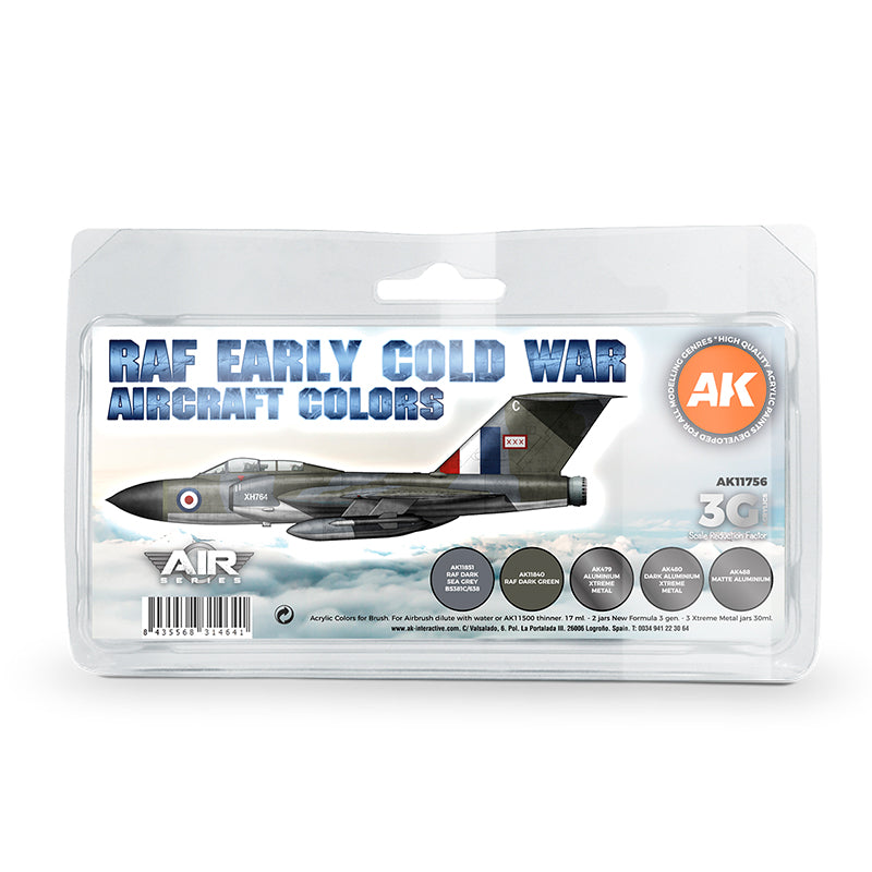 AK Interactive: 3G Air - Early Cold War RAF Aircraft Colors SET