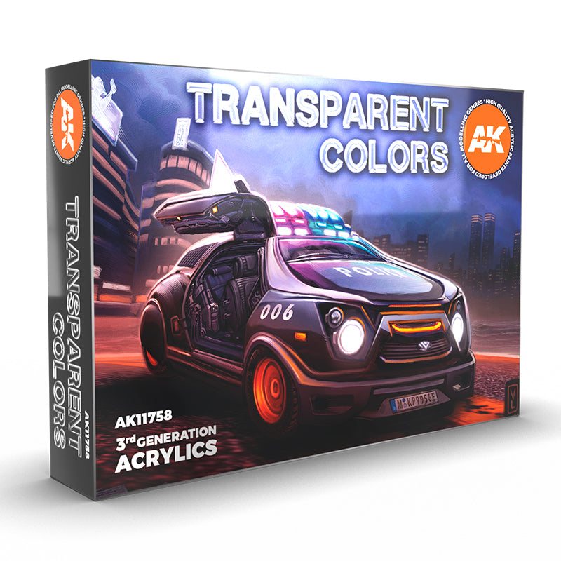 AK Interactive: Transparent Colors Set 3G