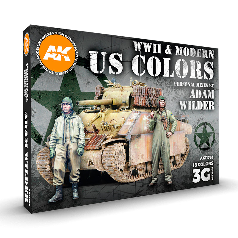 AK Interactive: Adam Wilder Signature Set 18 Colors