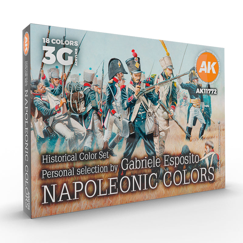 AK Interactive: Historical Color Set - Napoleonic Colors By Gabriele Esposito