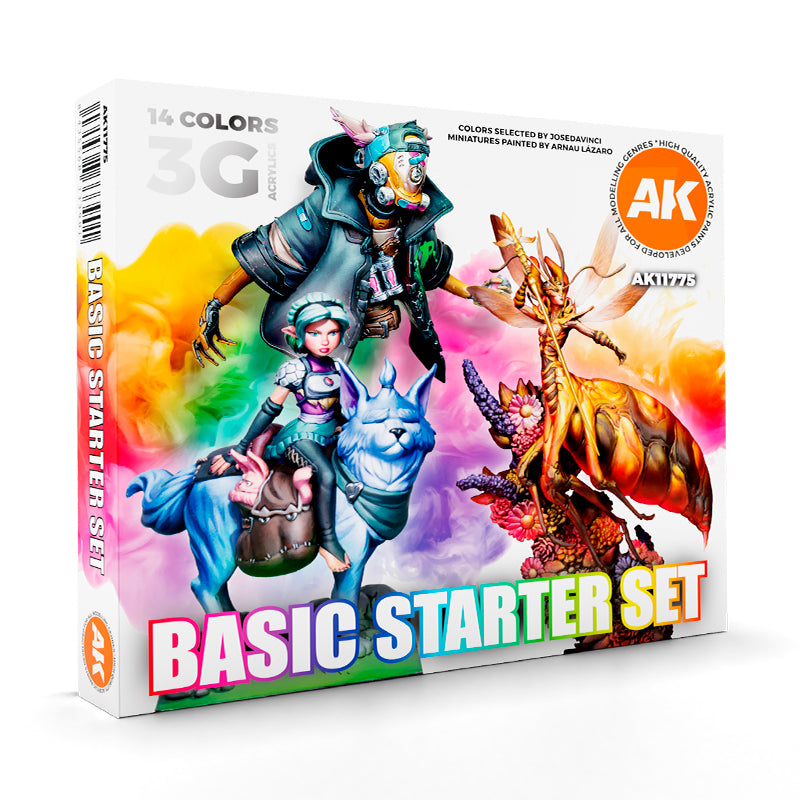 AK Interactive: 14 Selected Colors Basic Starter Set