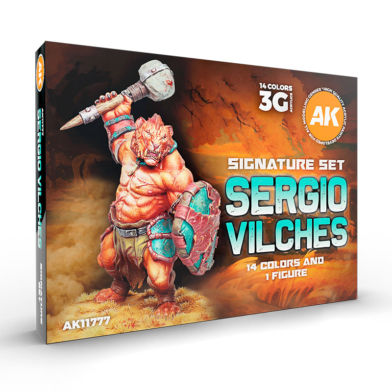 AK Interactive: Signature Set Sergio Vilches (Miniature Shimbarashe - Yedharo Model Included)