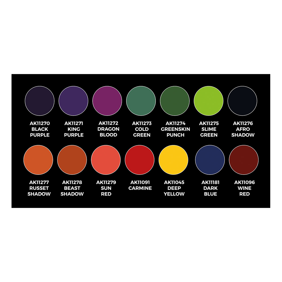 AK Interactive: 3G High Pigmentation Set - 14 Colors - product image 2