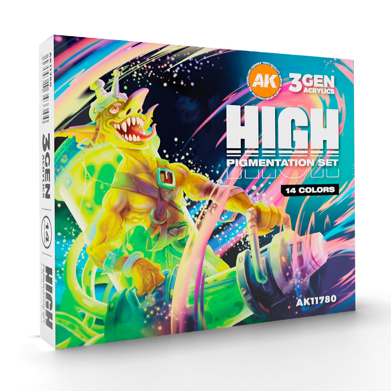 AK Interactive: 3G High Pigmentation Set - 14 Colors - product image 1