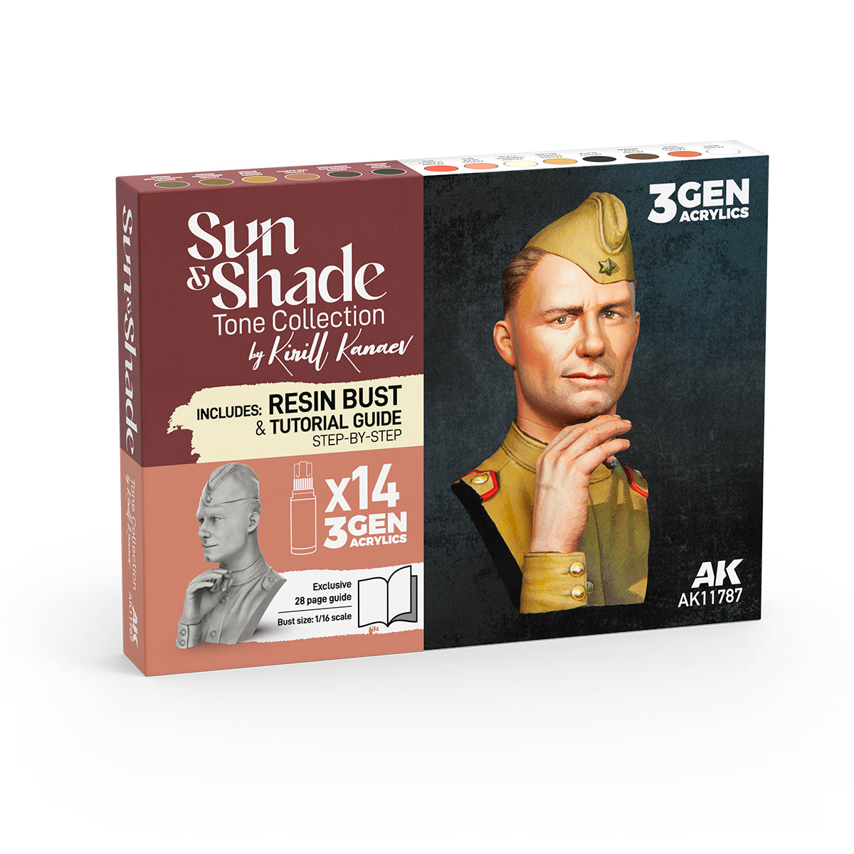 AK Interactive: Sun & Shade Tone Collection By Kirill Kanaev