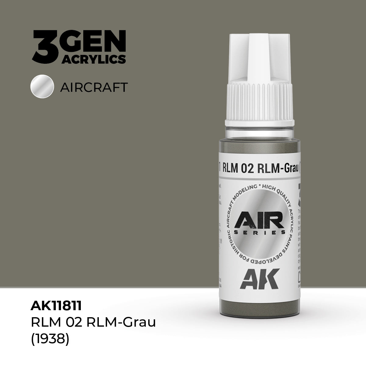 AK Interactive: 3G Air - RLM 02 RLM-Grau (1938)