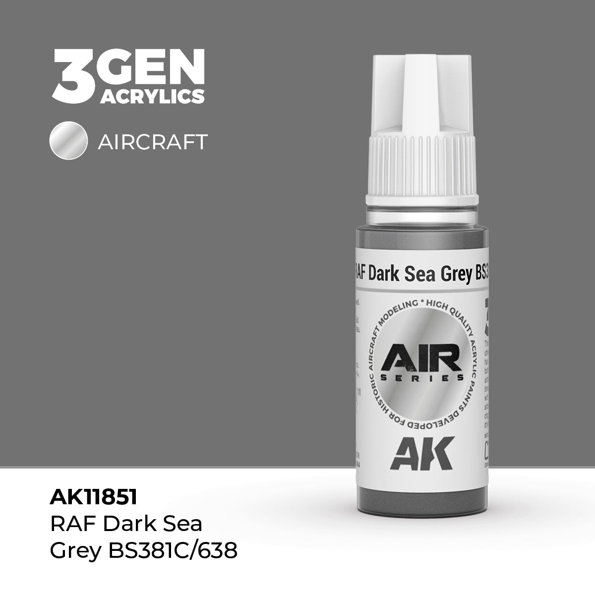 AK Interactive: 3G Air - RAF Dark Sea Grey BS381C/638