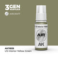 AK Interactive: 3G Air - US Interior Yellow Green