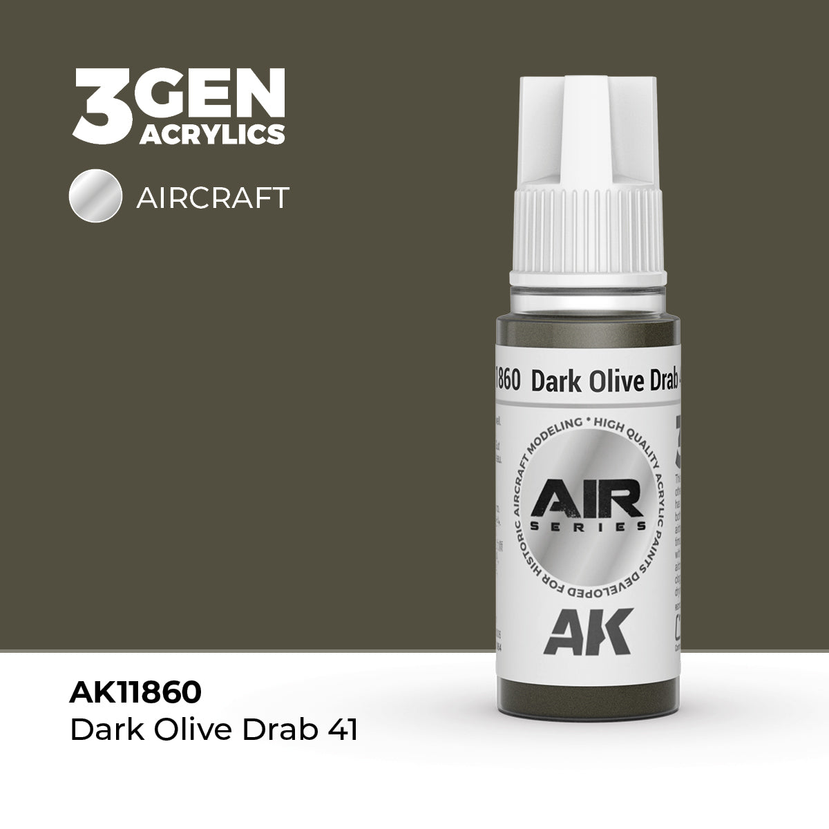 AK Interactive: 3G Air - Dark Olive Drab 41