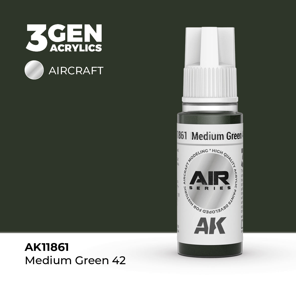 AK Interactive: 3G Air - Medium Green 42