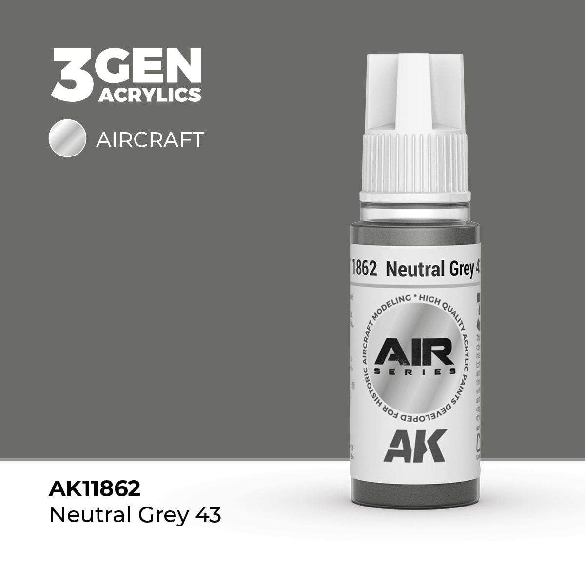 AK Interactive: 3G Air - Neutral Grey 43
