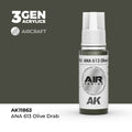 AK Interactive: 3G Air - ANA 613 Olive Drab