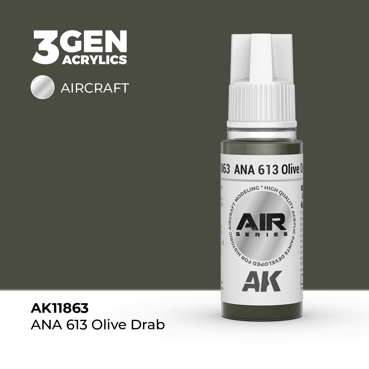AK Interactive: 3G Air - ANA 613 Olive Drab