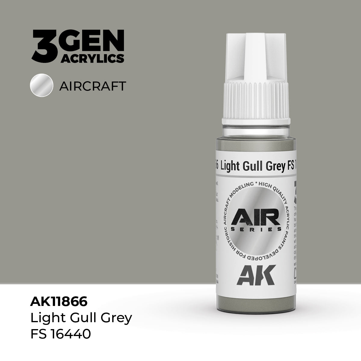 AK Interactive: 3G Air - Light Gull Grey FS 16440