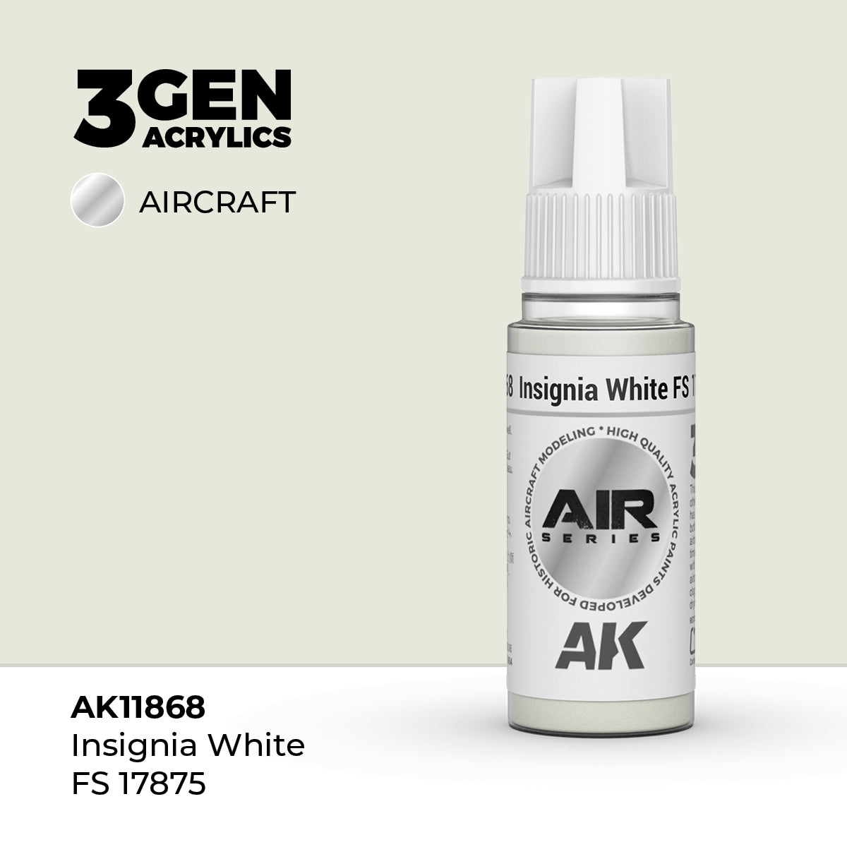 AK Interactive: 3G Air - Insignia White FS 17875