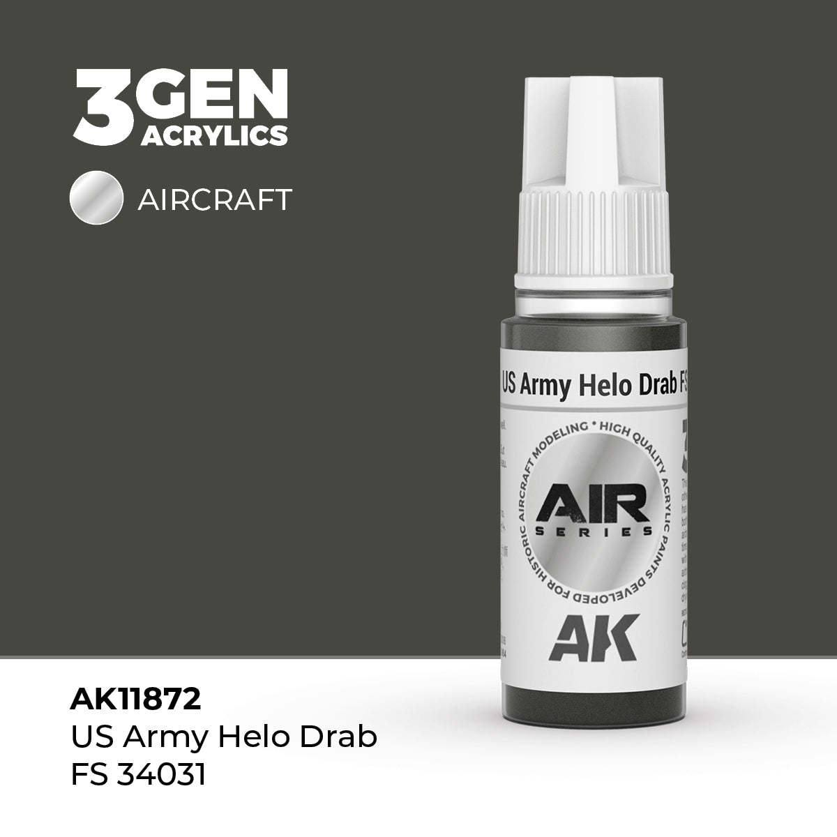 AK Interactive: 3G Air - US Army Helo Drab FS 34031