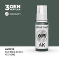 AK Interactive: 3G Air - Dull Dark Green FS 34092