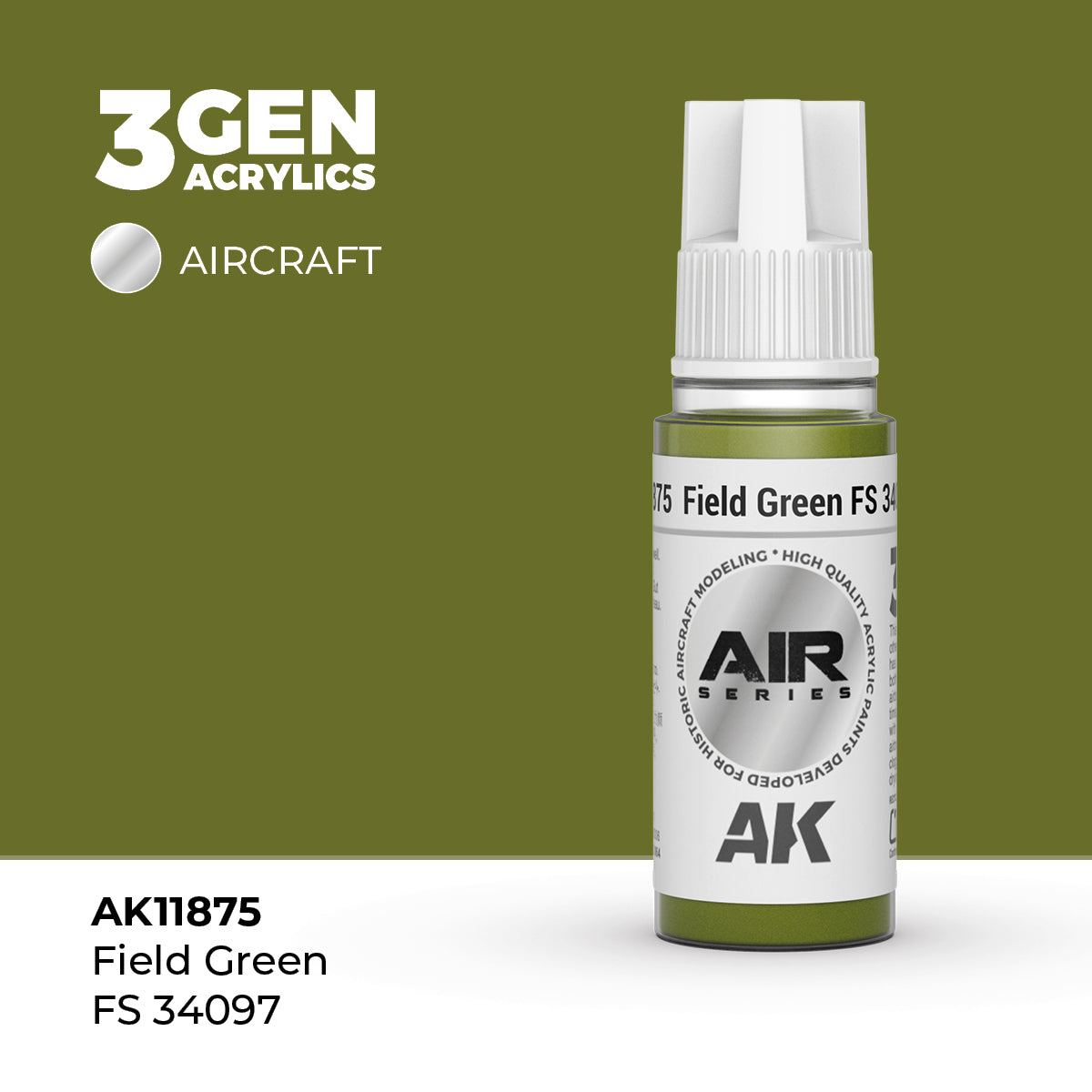 AK Interactive: 3G Air - Field Green FS 34097