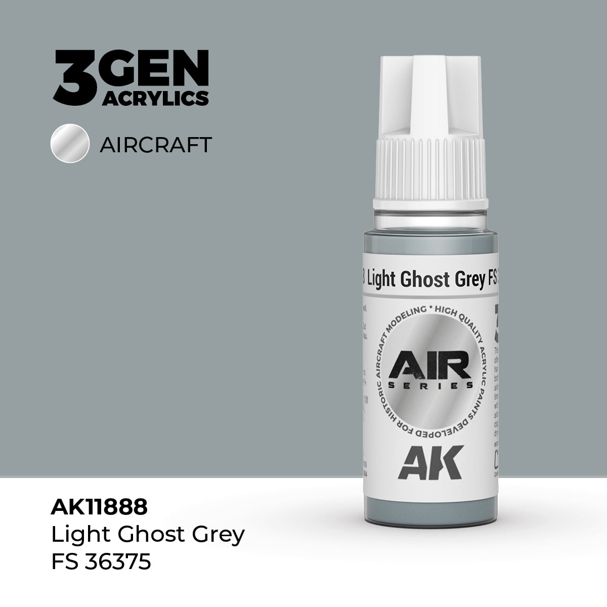 AK Interactive: 3G Air - Light Ghost Grey FS 36375