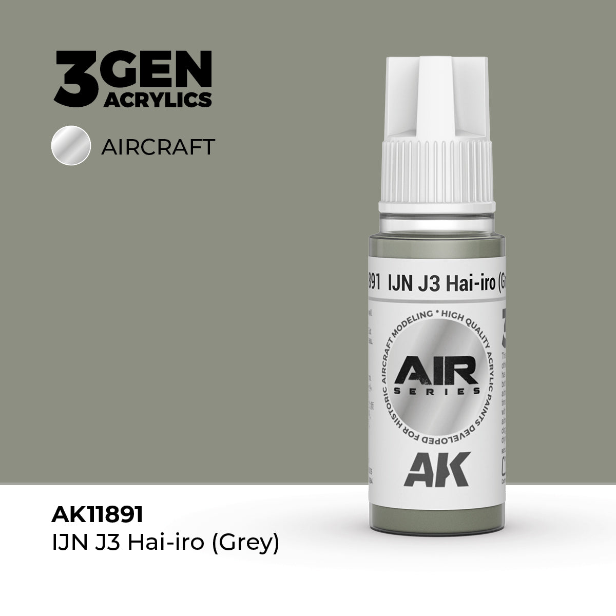 AK Interactive: 3G Air - IJN J3 Hai-iro (Grey)