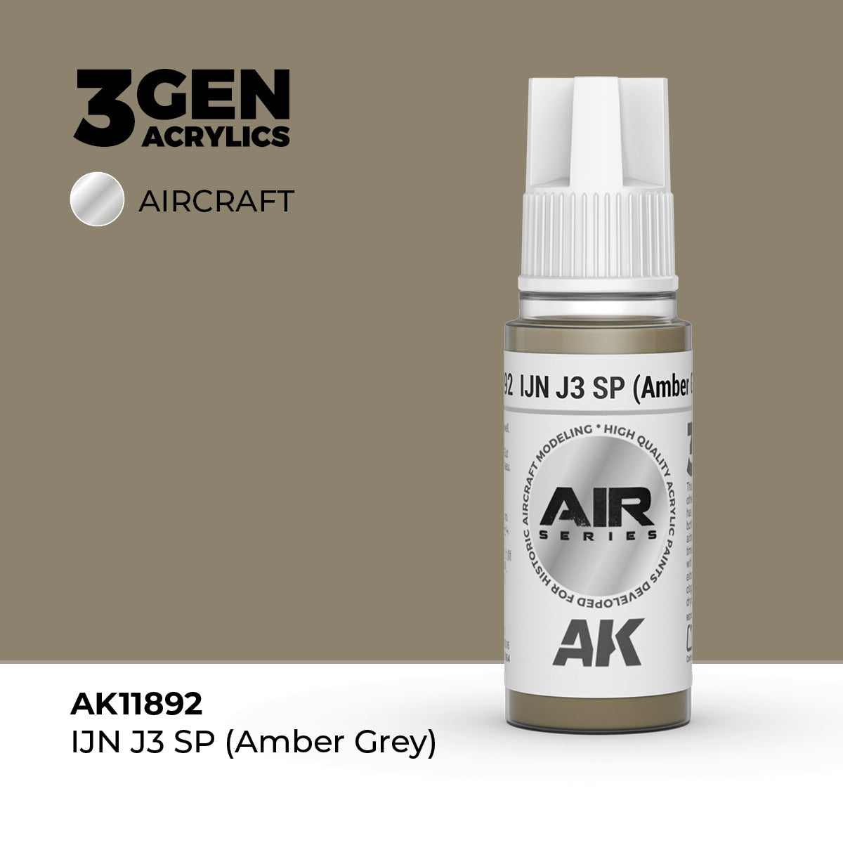 AK Interactive: 3G Air - IJN J3 SP (Amber Grey)
