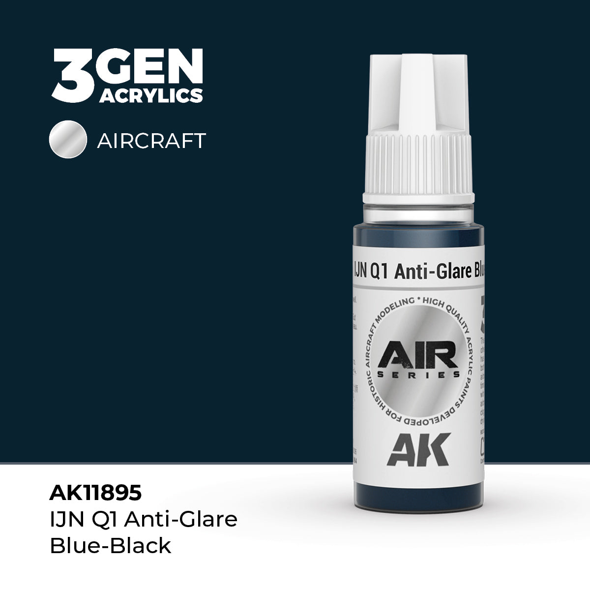 AK Interactive: 3G Air - IJN Q1 Anti-Glare Blue-Black