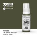 AK Interactive: 3G Air - IJN M3 (N) Nakajima Interior Green
