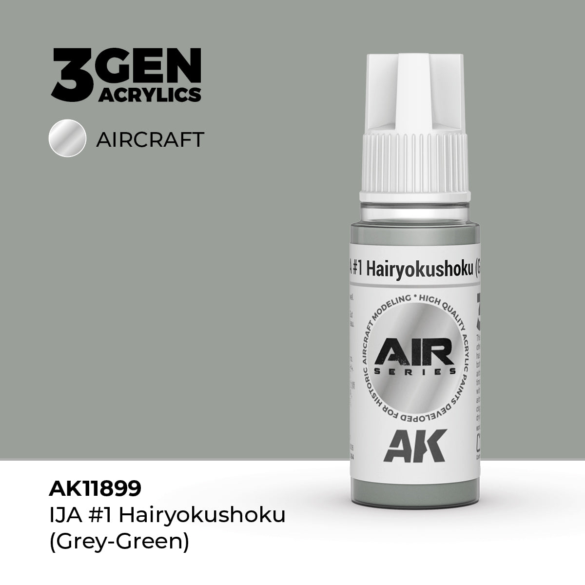 AK Interactive: 3G Air - IJA #1 Hairyokushoku (Grey-Green)