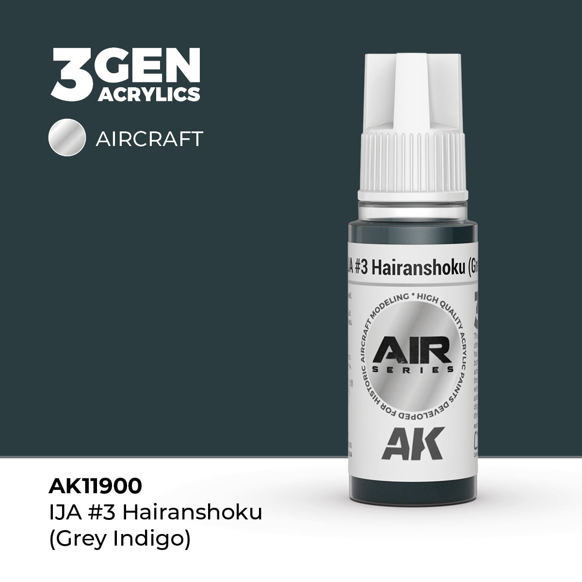 AK Interactive: 3G Air - IJA #3 Hairanshoku (Grey Indigo)