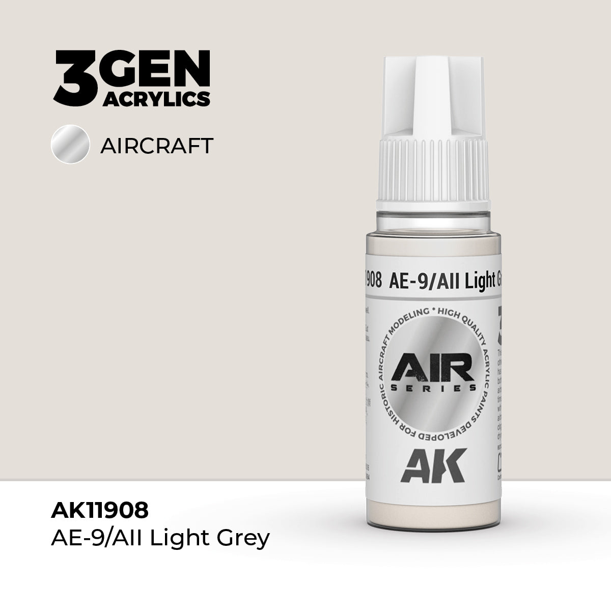 AK Interactive: 3G Air - AE-9/AII Light Grey