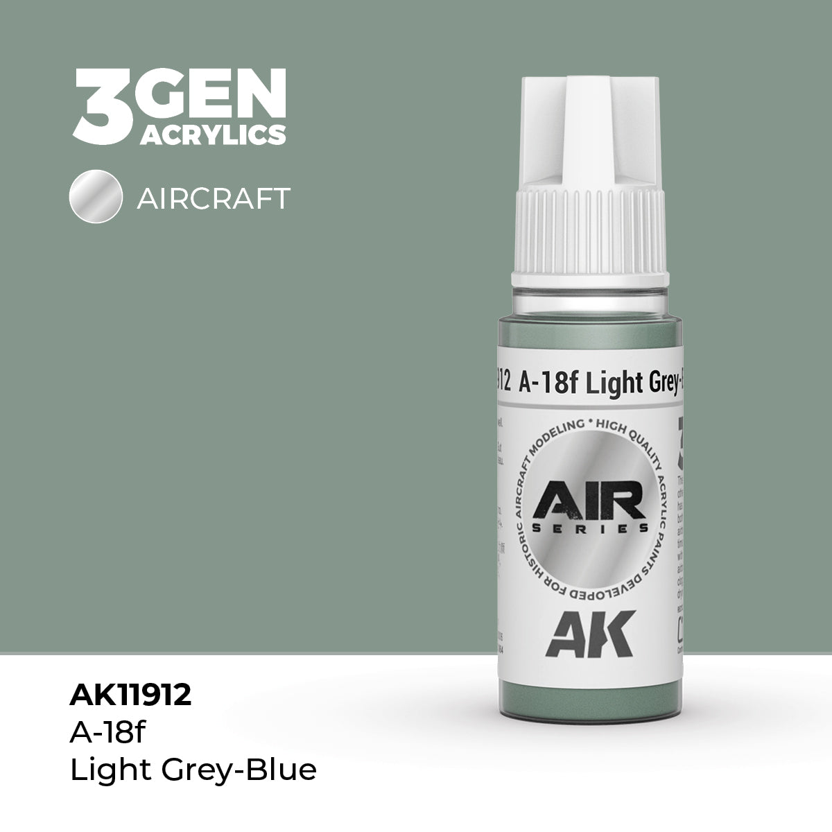 AK Interactive: 3G Air - A-18f Light Grey-Blue