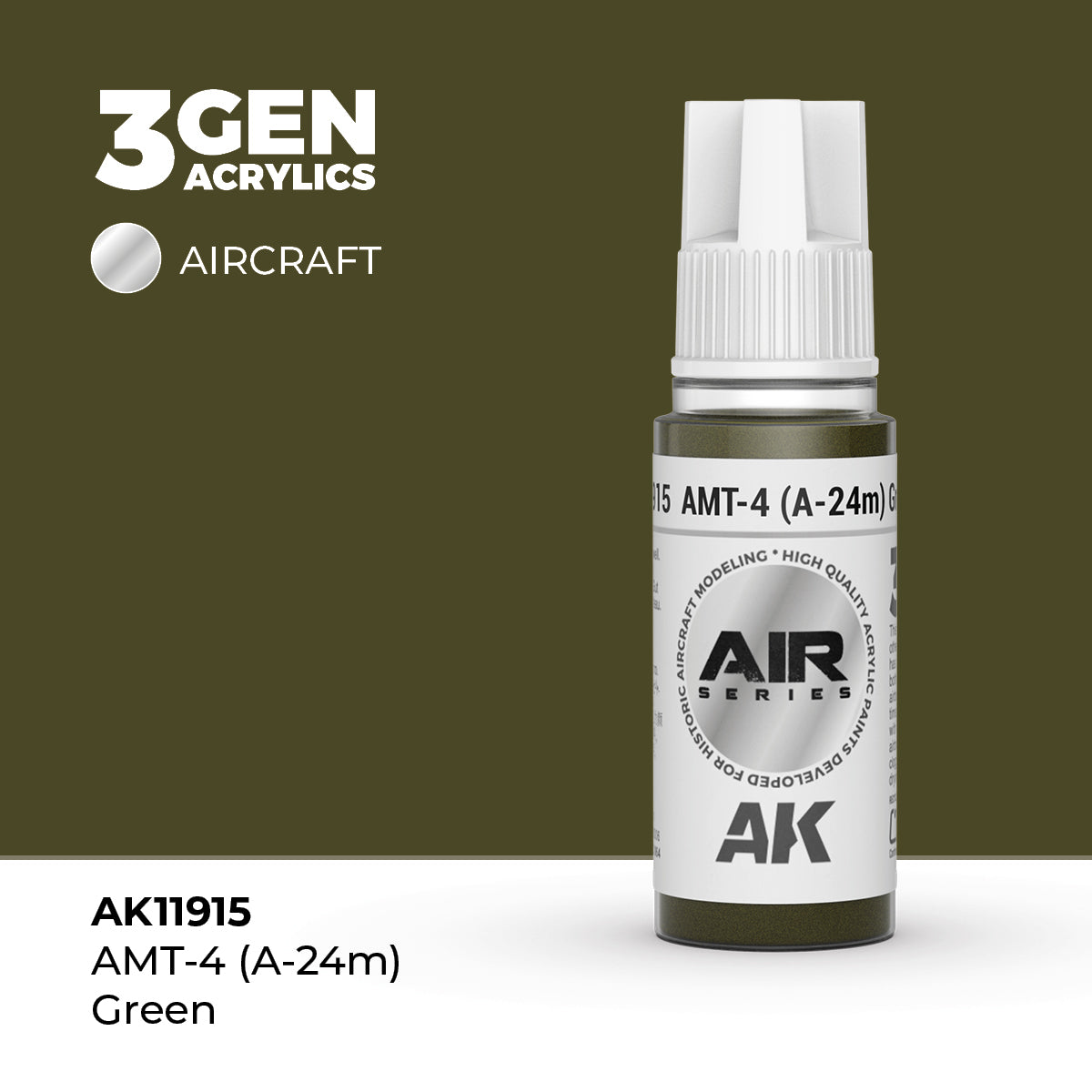 AK Interactive: 3G Air - AMT-4 (A-24m) Green