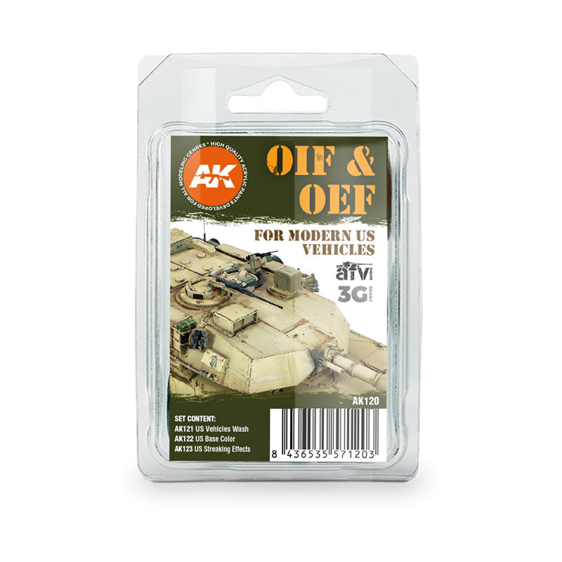 AK Interactive: OIF & OEF - US Vehicles Weathering Set