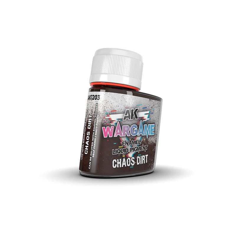 AK Interactive: Wargame Enamel Liquid Pigments Chaos Dirt (35ml)