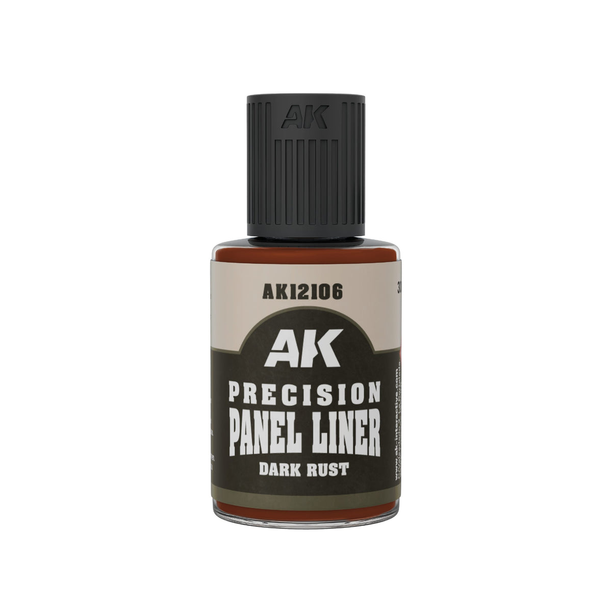 AK Interactive: Precision Paneliner Dark Rust (30ml)
