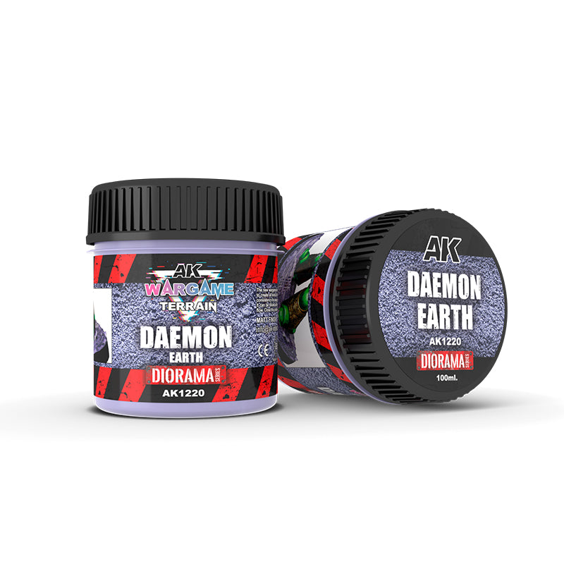 AK Interactive: Wargame Battle Ground Terrains Daemon Earth - (100ml Acrylic)