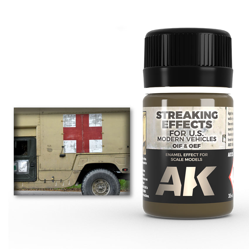 AK Interactive: Streaking Effects For Oif & Oef - Us Vehicles
