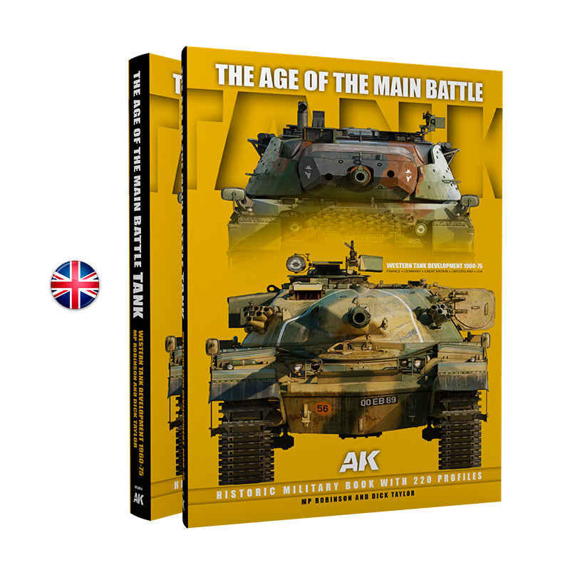 AK Interactive: The Age of the Main Battle Tank (Historic Military Book with 220 Profiles)