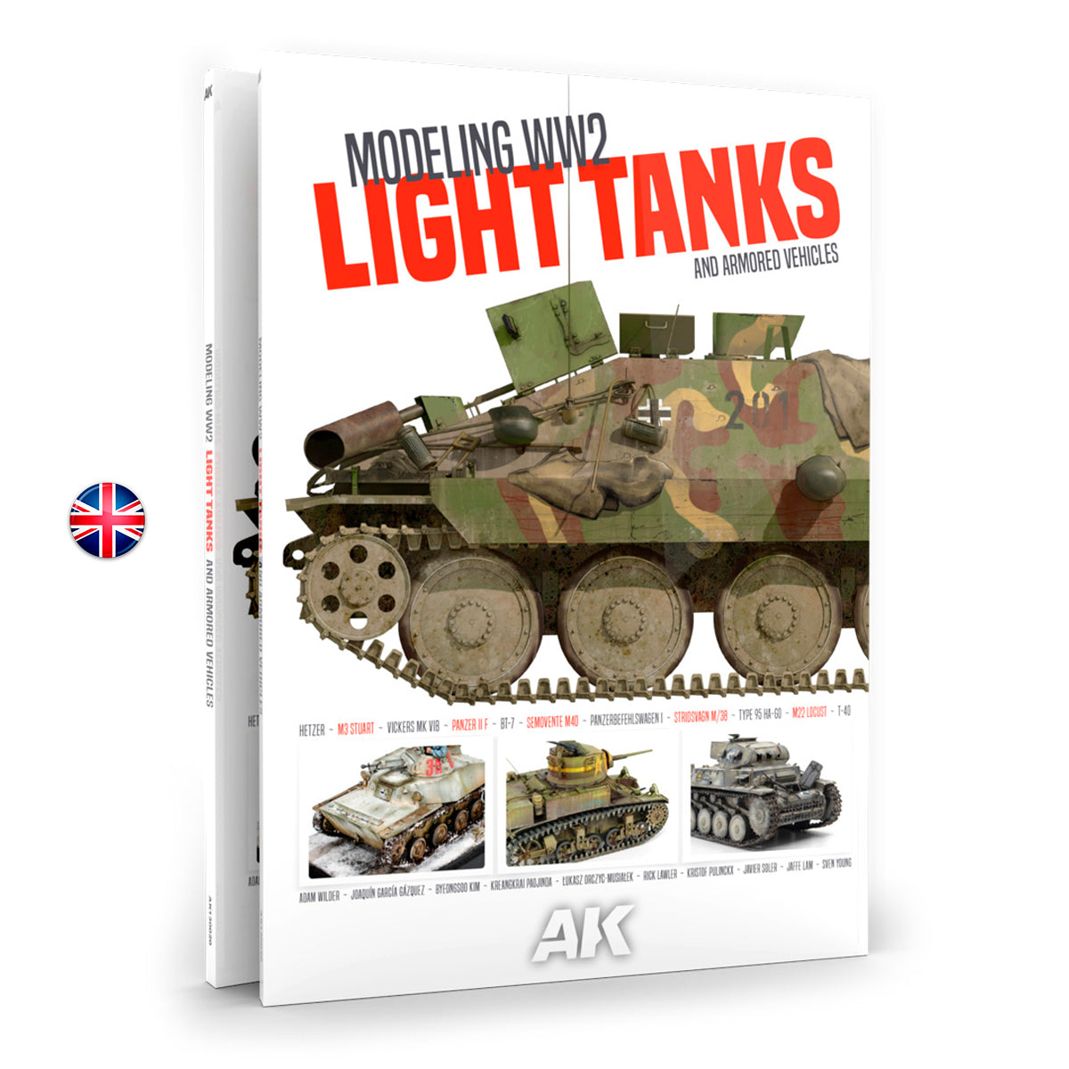 AK Interactive: Modeling WW2 Light Tanks And Armored Vehicles EN