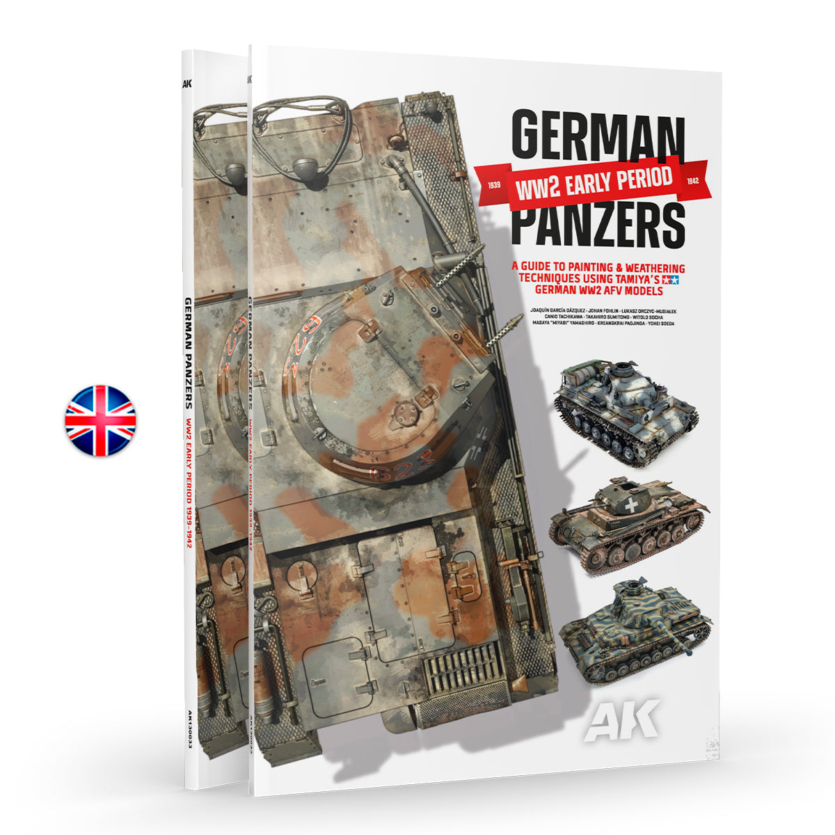 AK Interactive: German Panzers WW2 Early Period 1939-1942 EN
